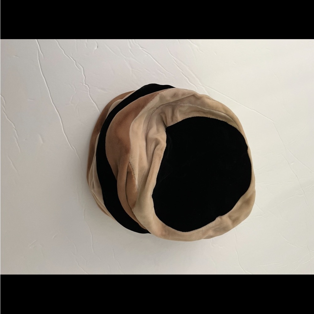 Vintage Bethesr stripe velvet bell hat - Picture 2 of 5